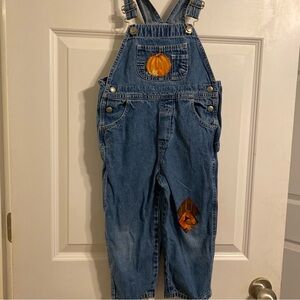 VINTAGE Gap Overalls Size 4XL 4 Years Denim Fall Halloween Embellished Y2K